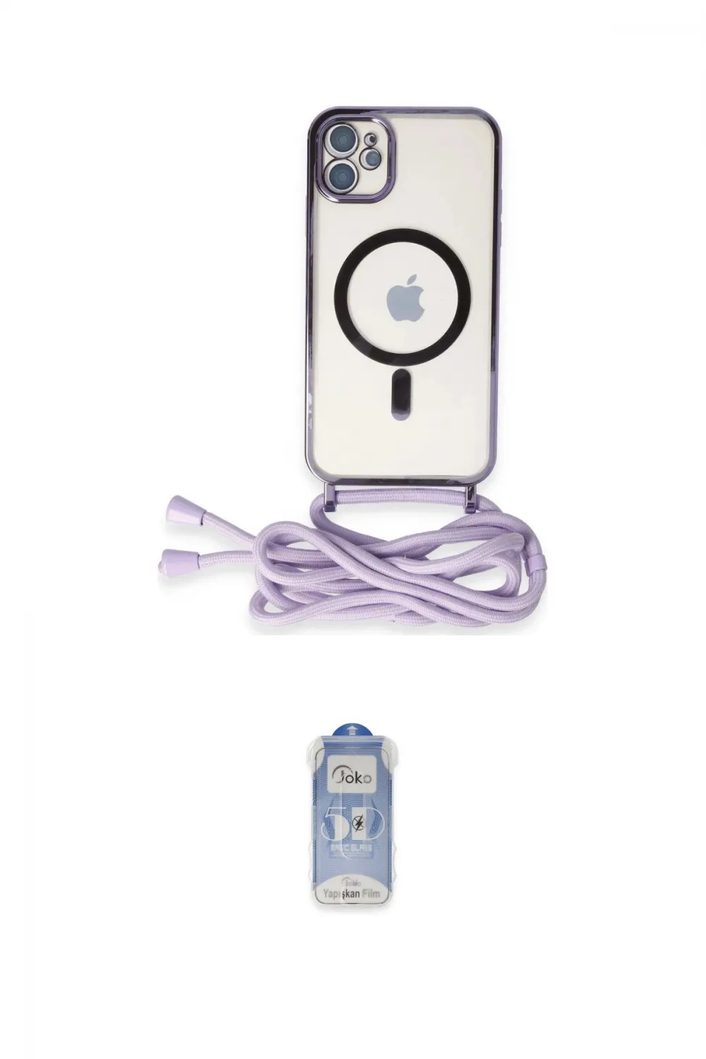 ieg™ iPhone 11 Kılıf Eksen Özel Seri - Siyah Joko Magic 5D Cam