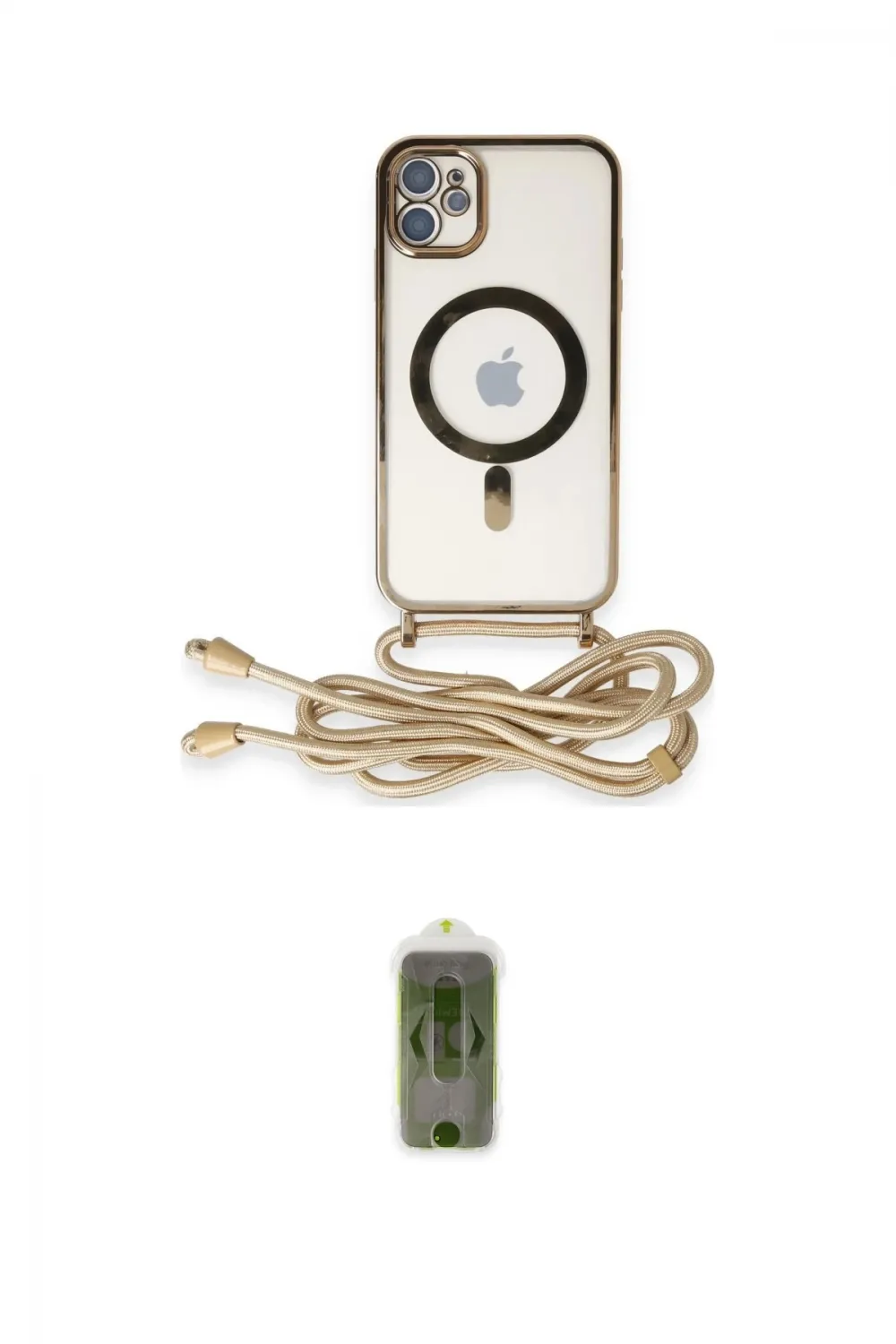 ieg™ iPhone 11 Kılıf Eksen Özel Seri - Siyah Joko Magic 5D Hayalet Cam