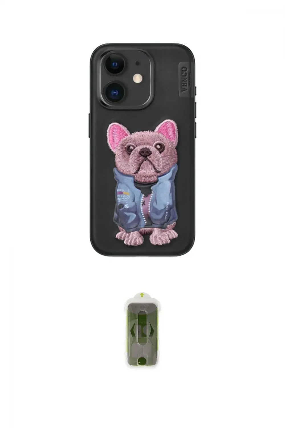 ieg™ iPhone 11 Kılıf İz Minimal Koleksiyonu - Siyah Joko Magic 5D Hayalet Cam