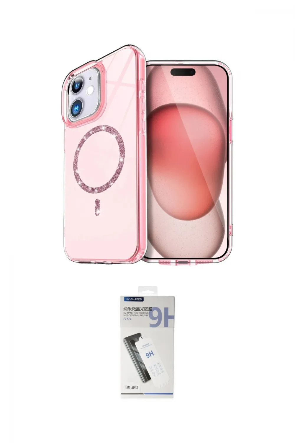 ieg™ iPhone 11 Kılıf Kıvılcım Form Prime - Şeffaf Uv Polymer Nano Ekran Koruyucu