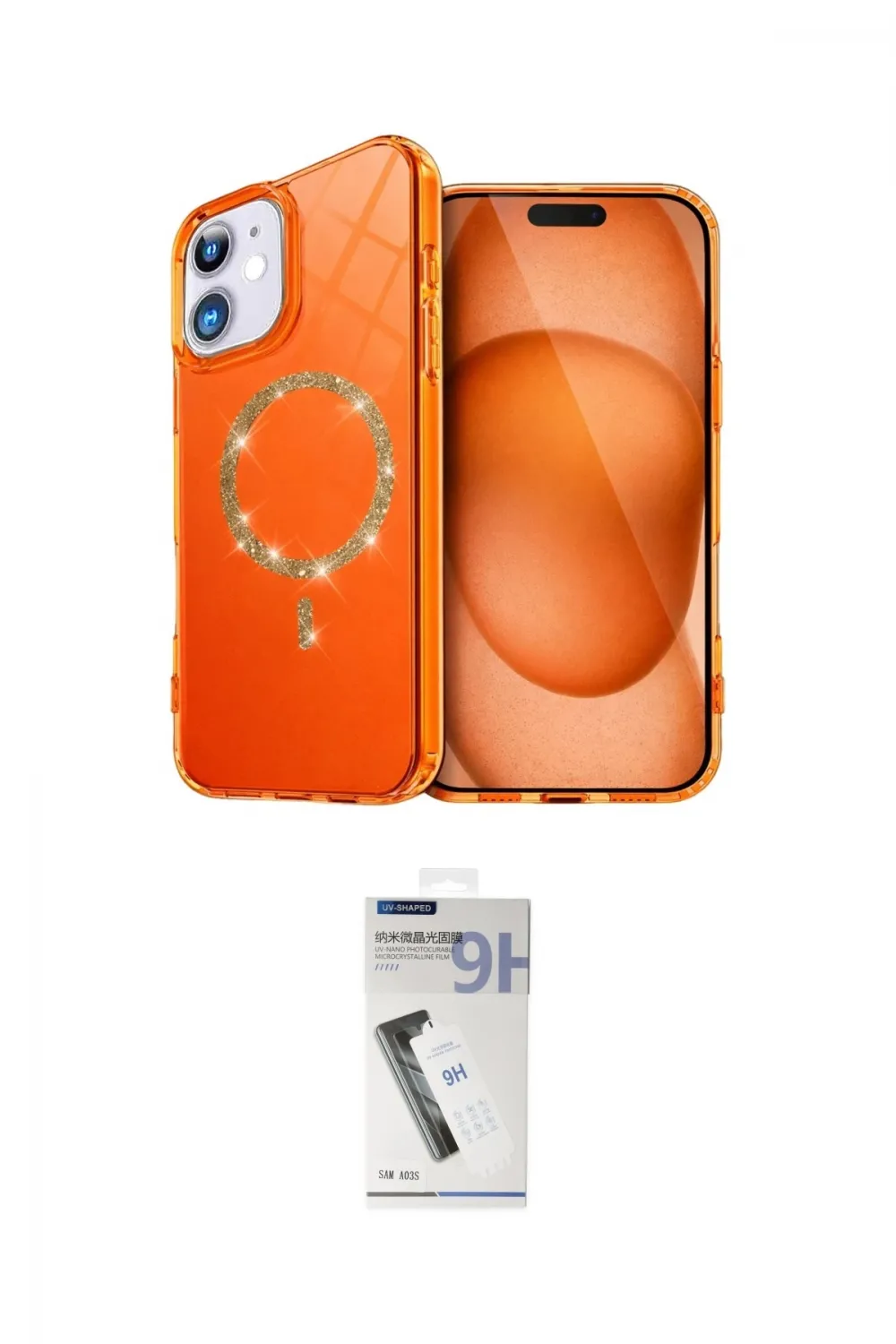 ieg™ iPhone 11 Kılıf Kıvılcım Form Prime - Şeffaf Uv Polymer Nano Ekran Koruyucu