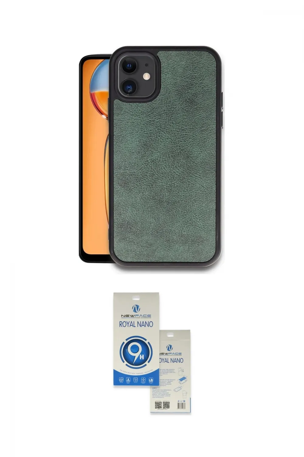 ieg™ iPhone 11 Kılıf Kıvılcım Işık Serisi - Şeffaf Royal Nano Ekran Koruyucu