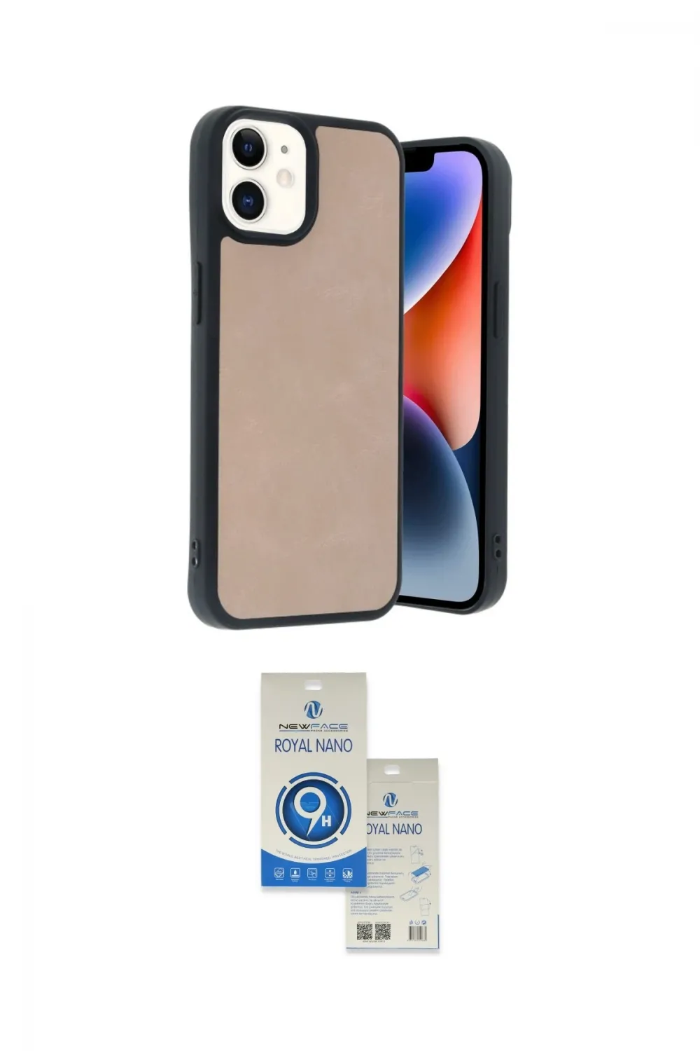 ieg™ iPhone 11 Kılıf Kıvılcım Işık Serisi - Şeffaf Royal Nano Ekran Koruyucu