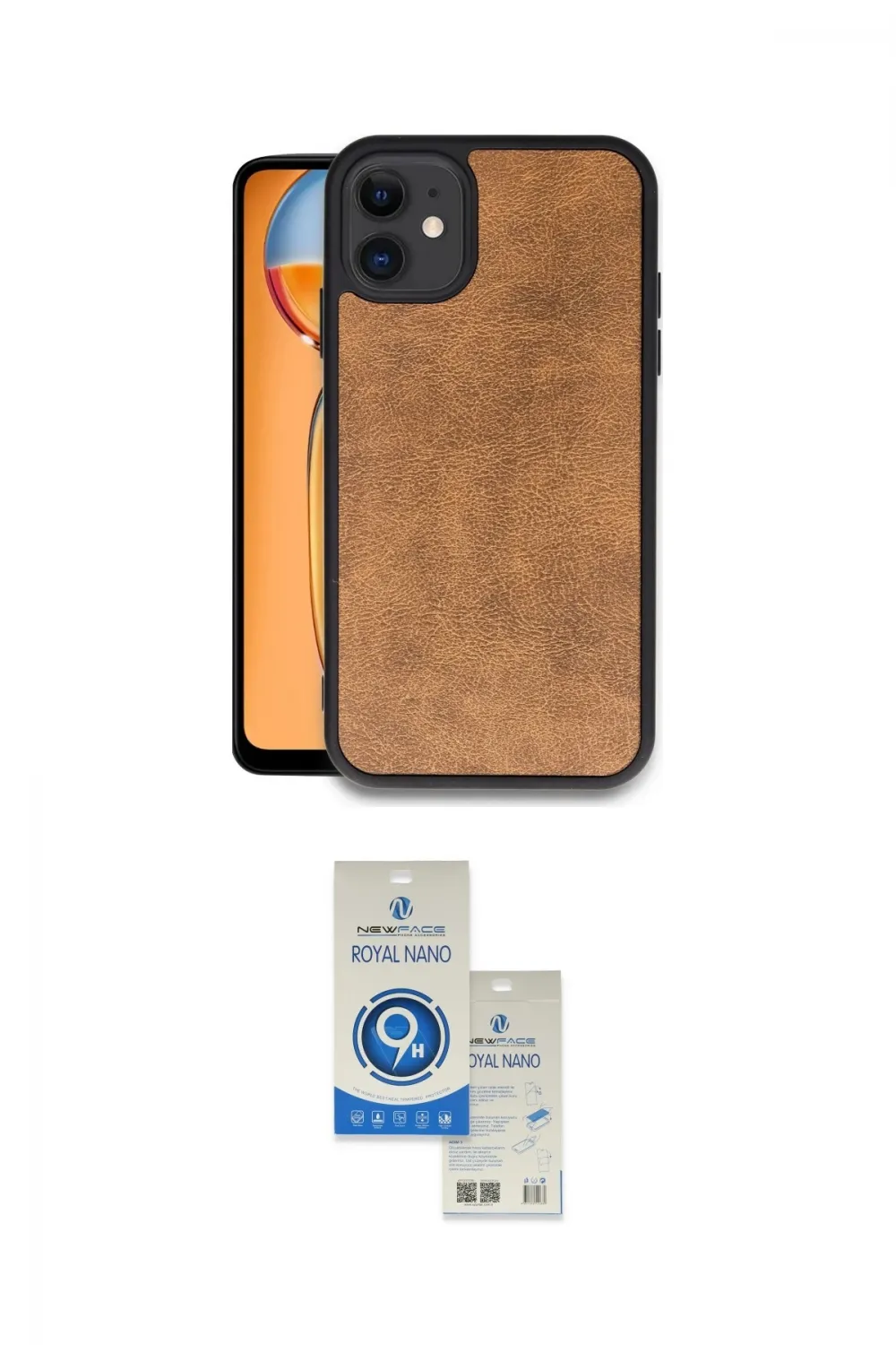 ieg™ iPhone 11 Kılıf Kıvılcım Işık Serisi - Şeffaf Royal Nano Ekran Koruyucu
