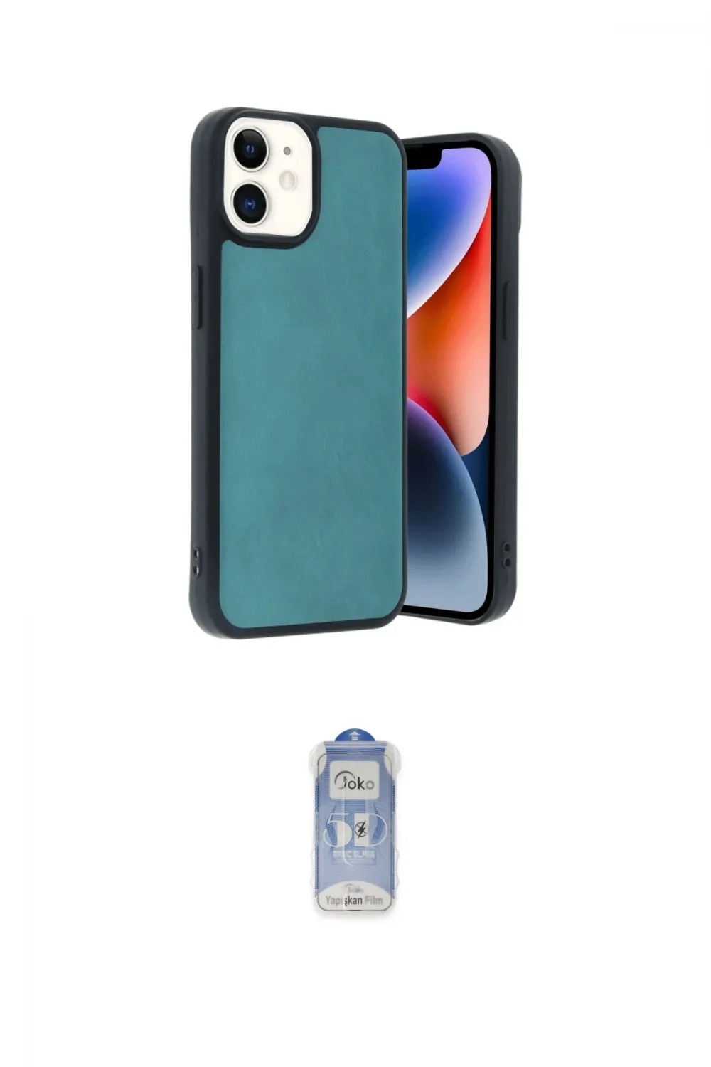 ieg™ iPhone 11 Kılıf Kıvılcım Işık Serisi - Siyah Joko Magic 5D Cam