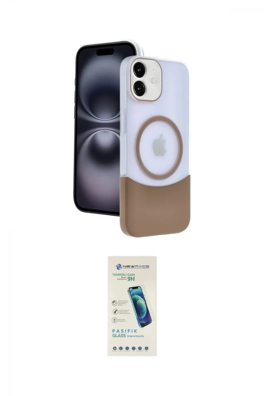 ieg™ iPhone 11 Kılıf Kozmos Form Özel Seri - Şeffaf Pasifik Cam Ekran Koruyucu