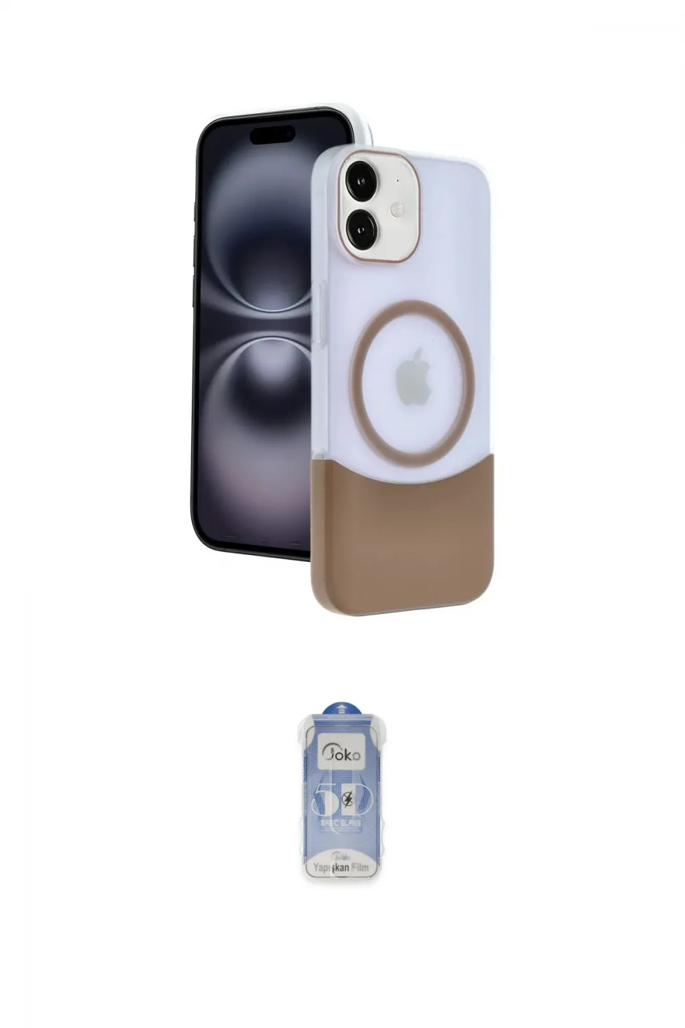 ieg™ iPhone 11 Kılıf Kozmos Form Özel Seri - Siyah Joko Magic 5D Cam