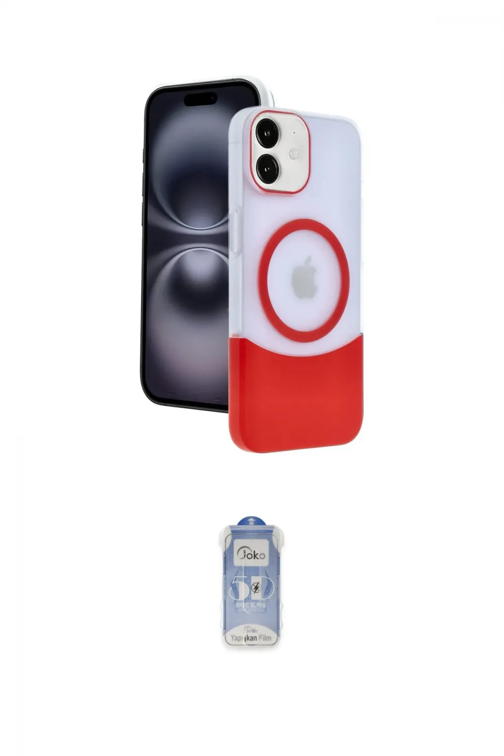 ieg™ iPhone 11 Kılıf Kozmos Form Özel Seri - Siyah Joko Magic 5D Cam