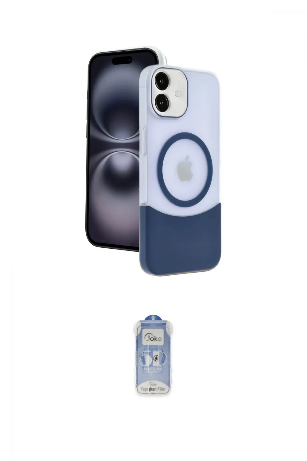 ieg™ iPhone 11 Kılıf Kozmos Form Özel Seri - Siyah Joko Magic 5D Cam