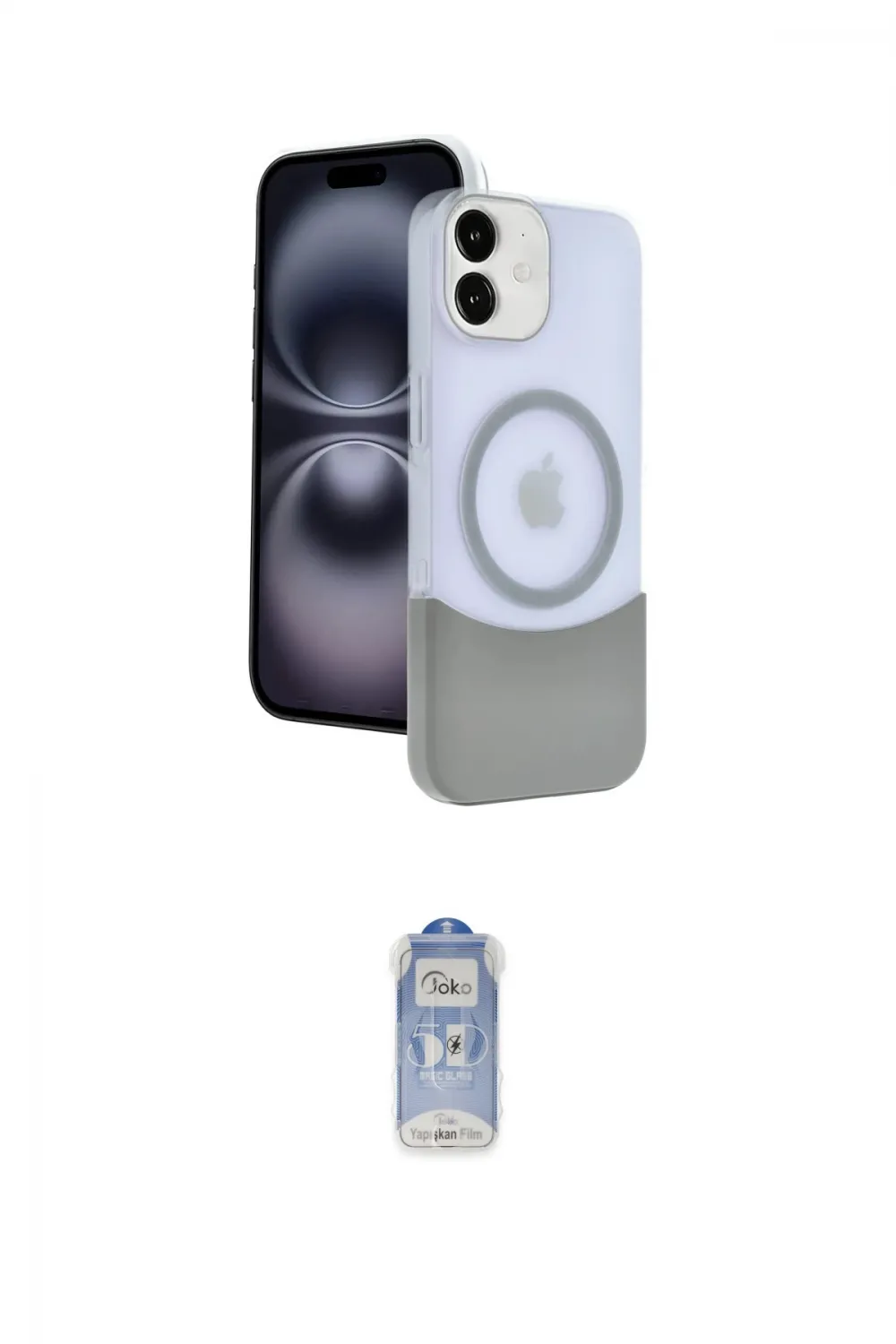 ieg™ iPhone 11 Kılıf Kozmos Form Özel Seri - Siyah Joko Magic 5D Cam