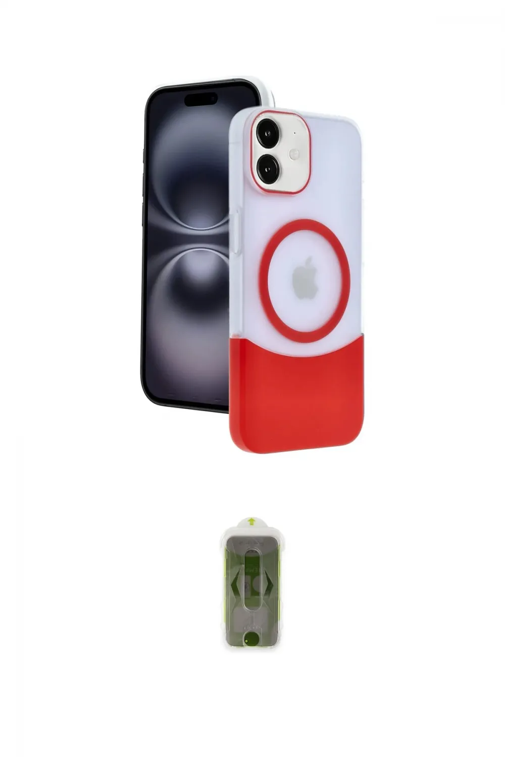 ieg™ iPhone 11 Kılıf Kozmos Form Özel Seri - Siyah Joko Magic 5D Hayalet Cam