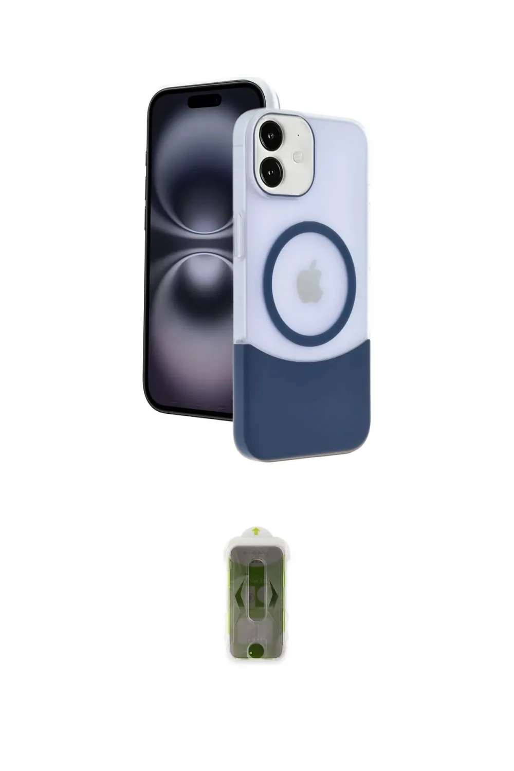 ieg™ iPhone 11 Kılıf Kozmos Form Özel Seri - Siyah Joko Magic 5D Hayalet Cam