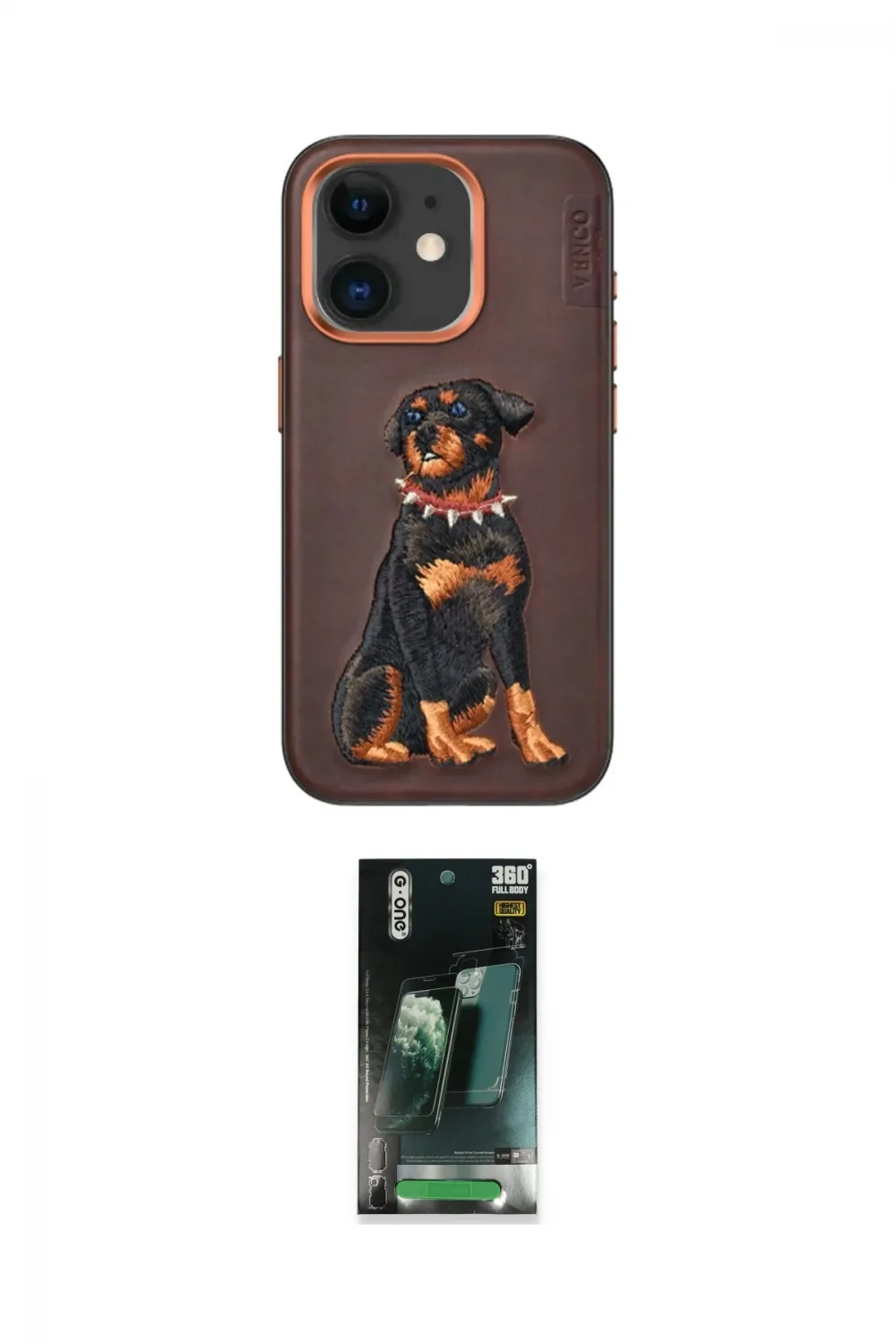 ieg™ iPhone 11 Kılıf Nova Form Koleksiyonu - Siyah 360 Mat Full Body Arka Koruyucu