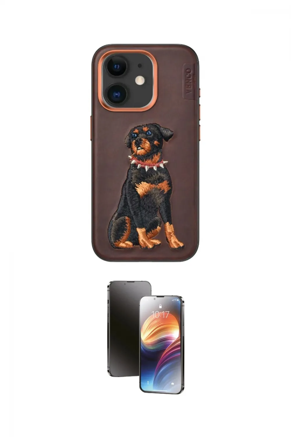 ieg™ iPhone 11 Kılıf Nova Form Koleksiyonu - Siyah 3D Antistatik Mat Seramik Nano Ekran Koruyucu