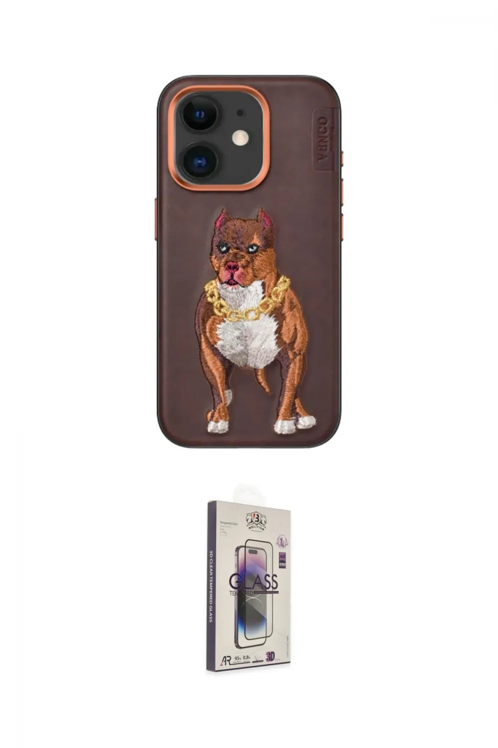 ieg™ iPhone 11 Kılıf Nova Form Koleksiyonu - Siyah Bilvis 3D Cam Ekran Koruyucu