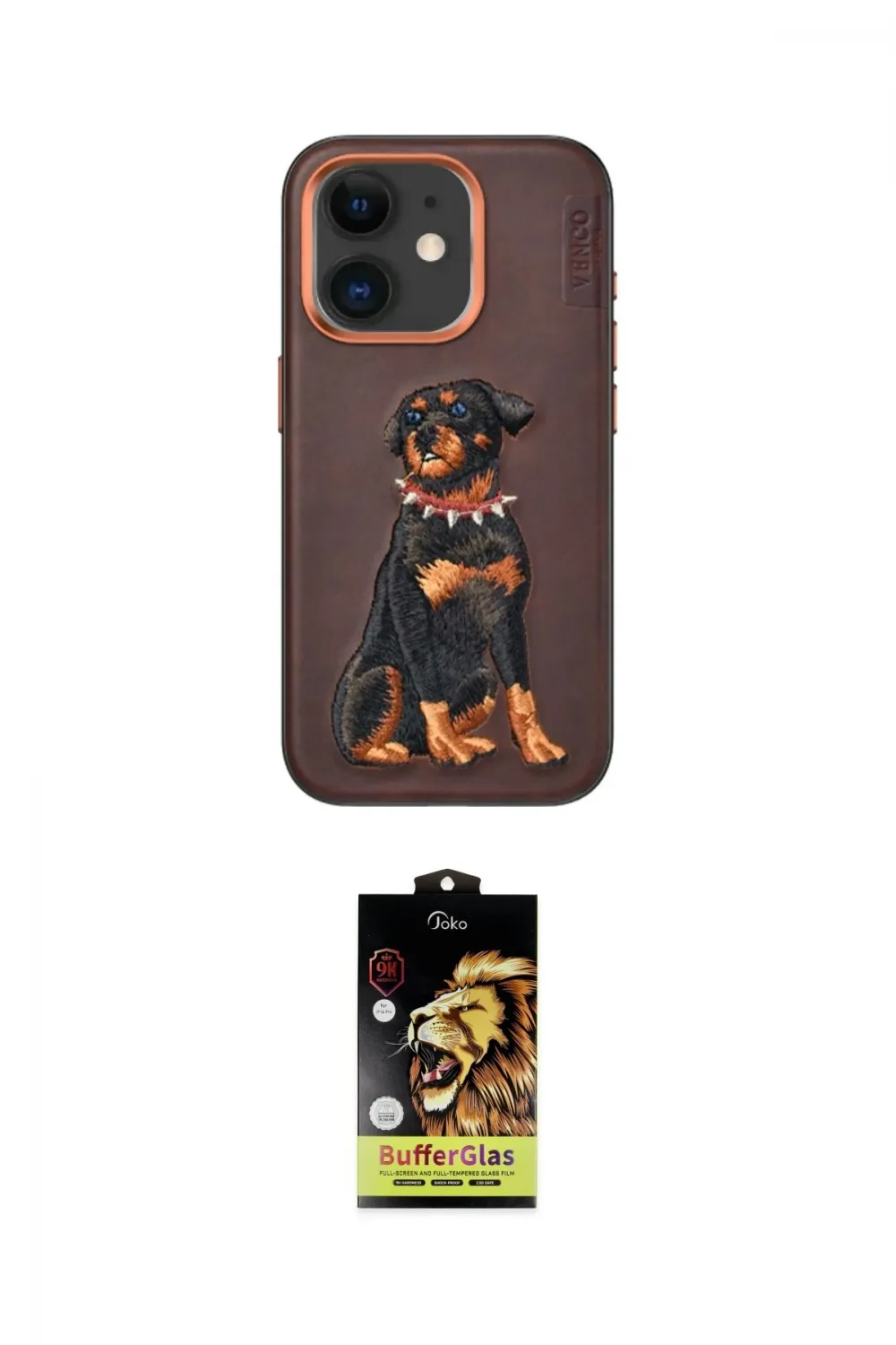 ieg™ iPhone 11 Kılıf Nova Form Koleksiyonu - Siyah Buffer Cam Ekran Koruyucu
