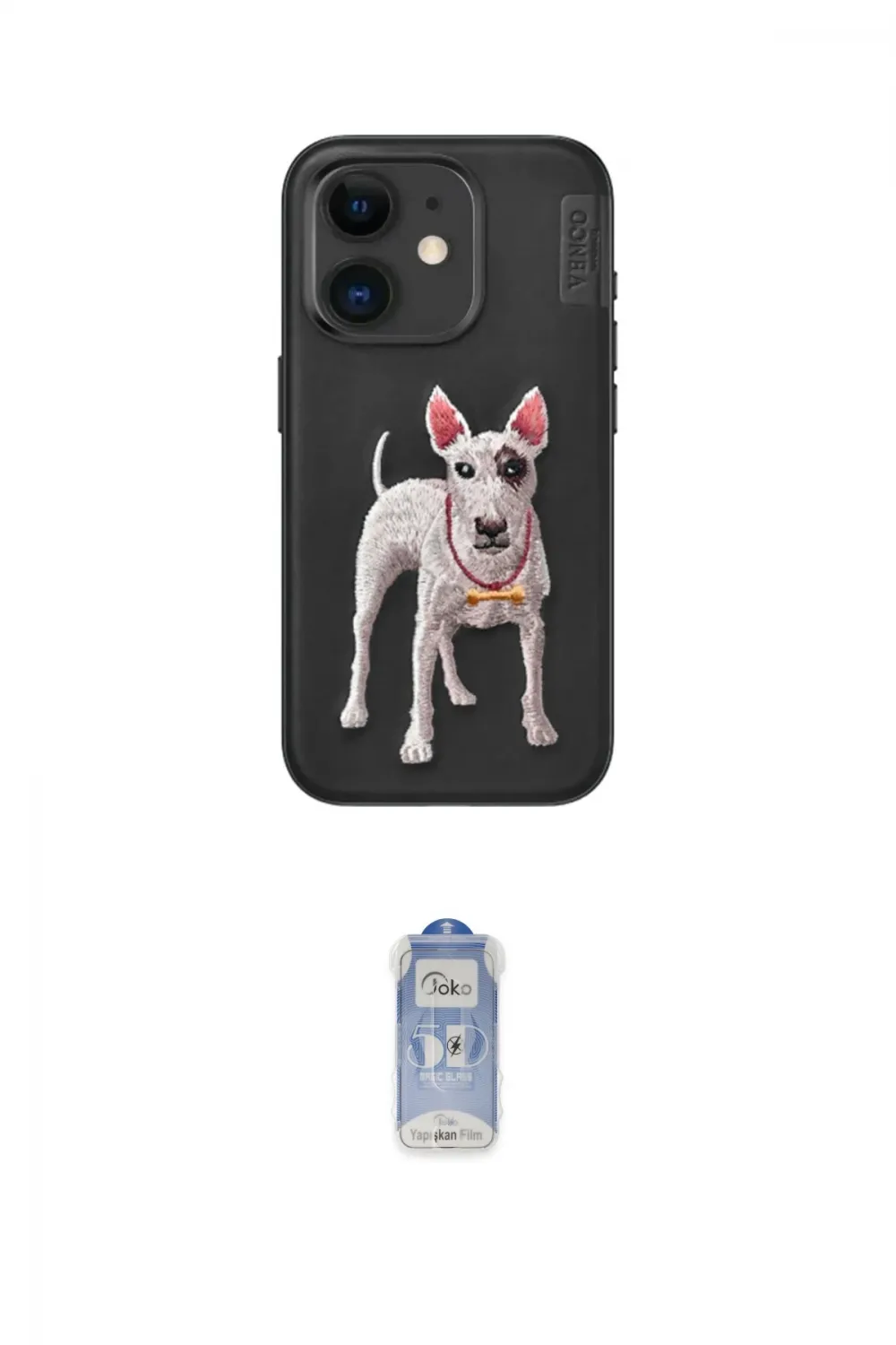 ieg™ iPhone 11 Kılıf Nova Form Koleksiyonu - Siyah Joko Magic 5D Cam