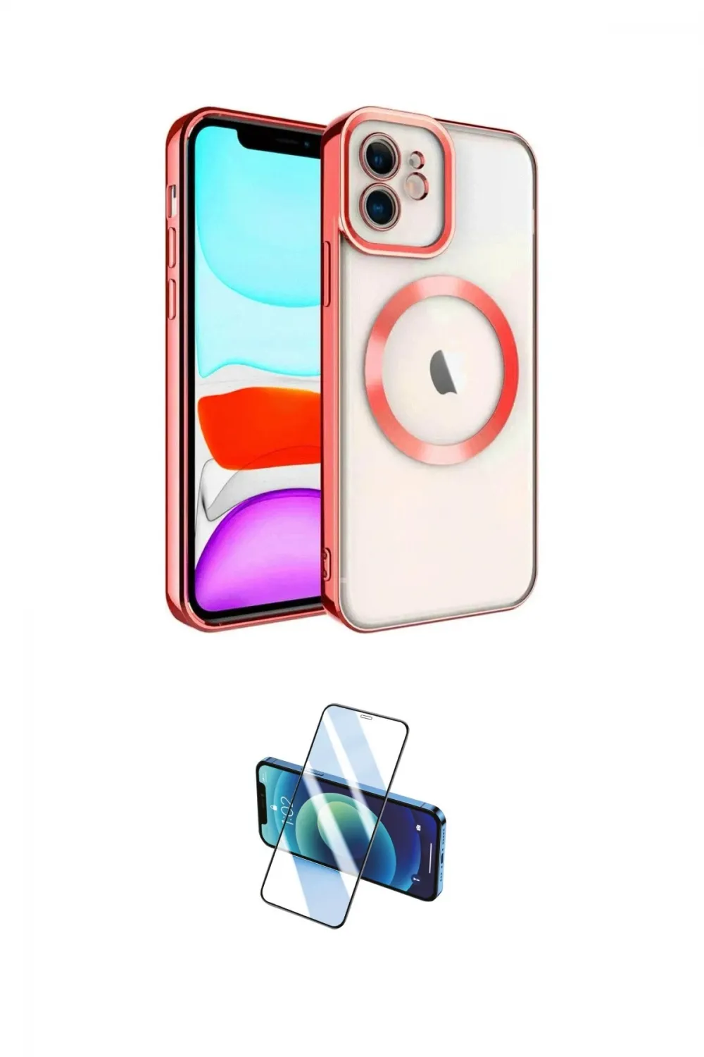 ieg™ iPhone 11 Kılıf Nova Işık Özel Seri - Siyah 3D Antistatik Seramik Nano Ekran Koruyucu