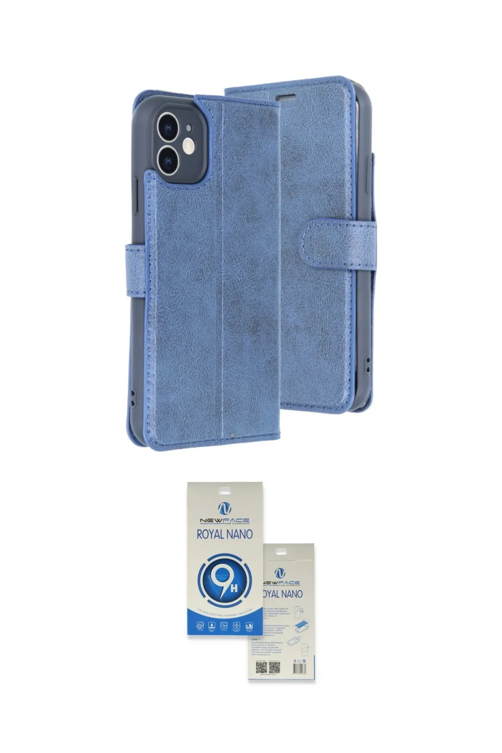 ieg™ iPhone 11 Kılıf Siluet Işık Serisi - Şeffaf Royal Nano Ekran Koruyucu