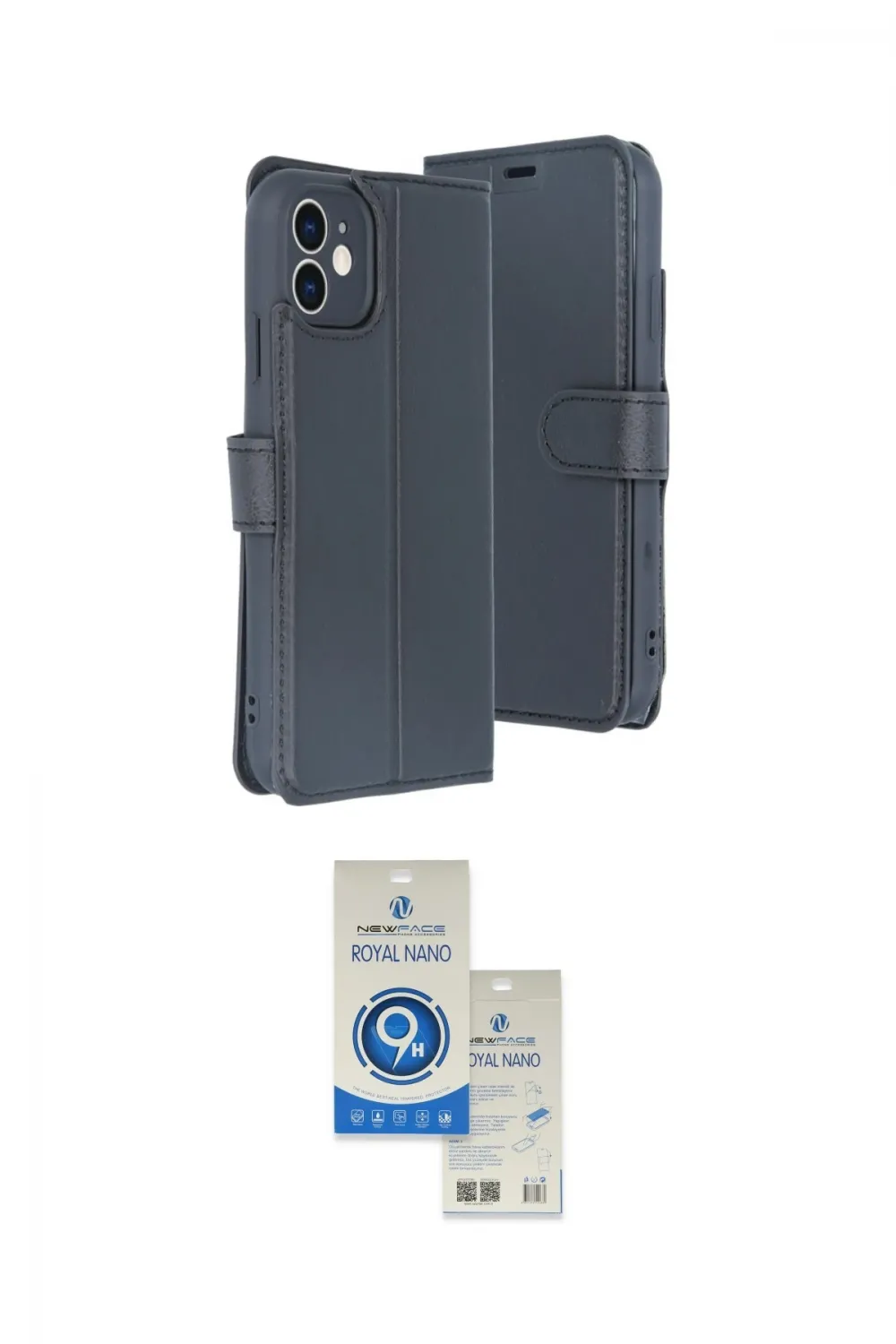 ieg™ iPhone 11 Kılıf Siluet Işık Serisi - Şeffaf Royal Nano Ekran Koruyucu