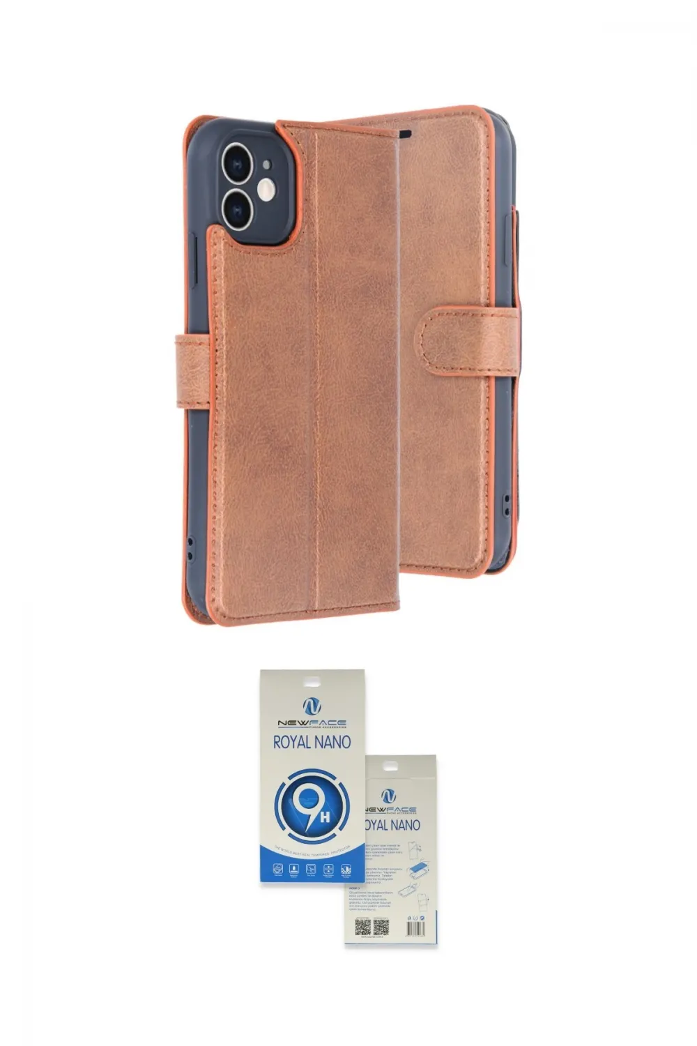 ieg™ iPhone 11 Kılıf Siluet Işık Serisi - Şeffaf Royal Nano Ekran Koruyucu