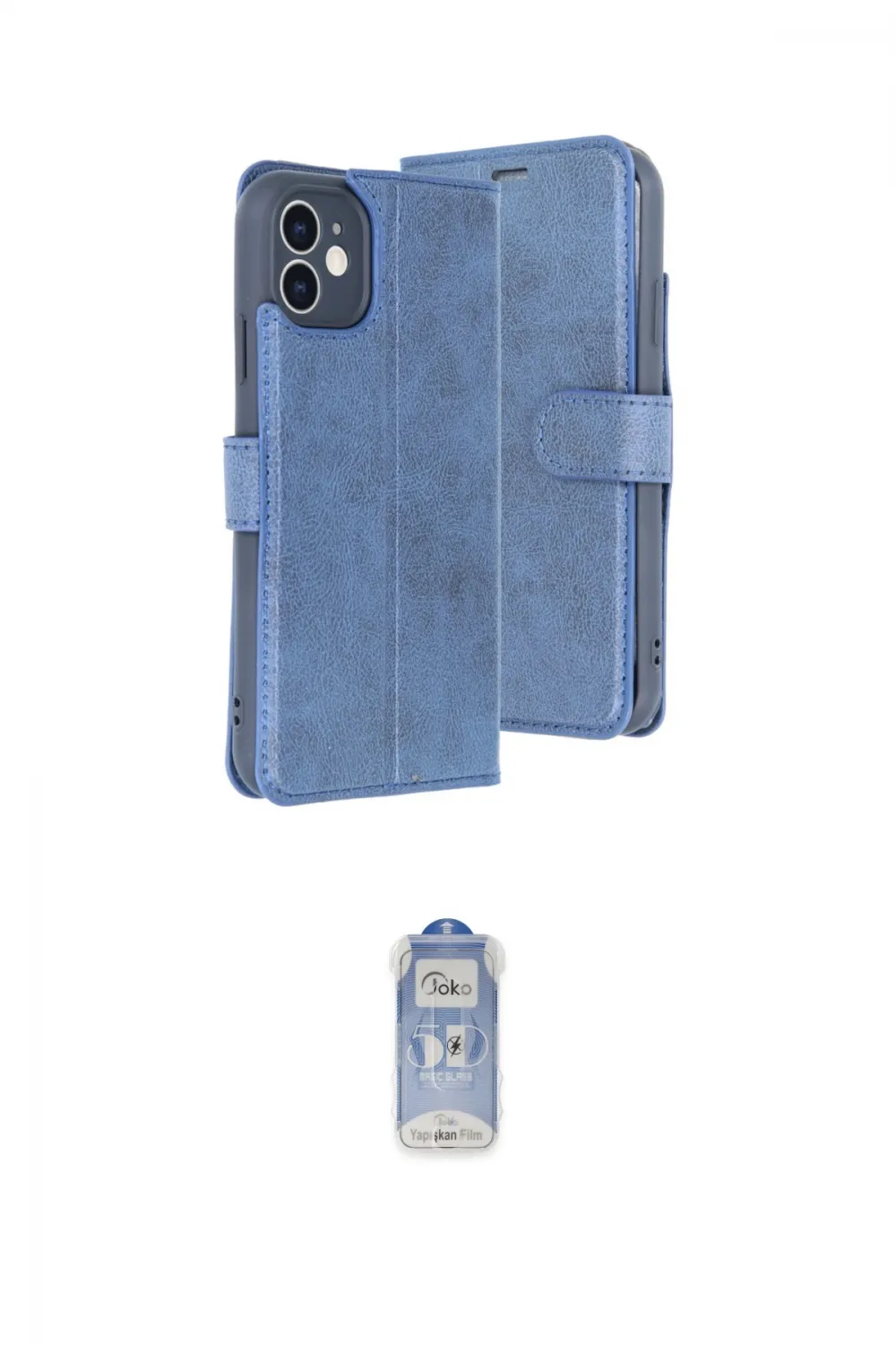 ieg™ iPhone 11 Kılıf Siluet Işık Serisi - Siyah Joko Magic 5D Cam