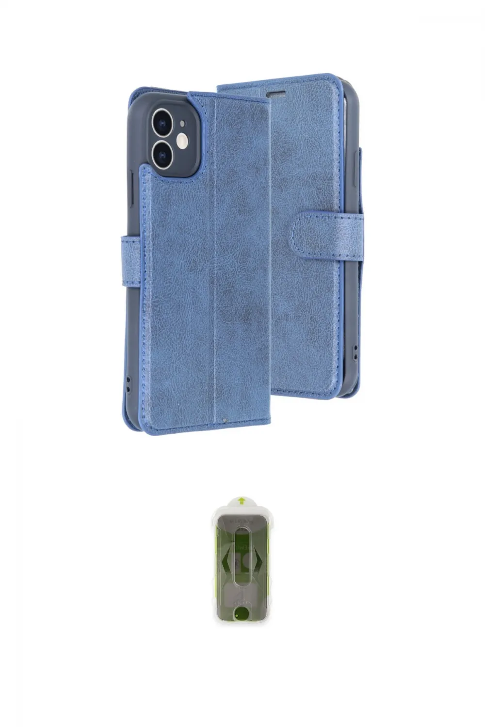 ieg™ iPhone 11 Kılıf Siluet Işık Serisi - Siyah Joko Magic 5D Hayalet Cam