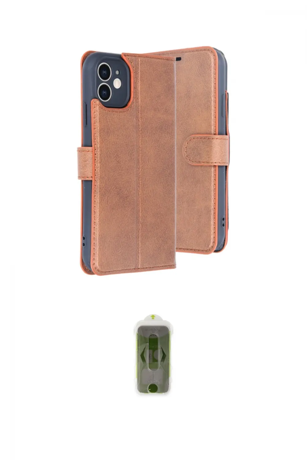 ieg™ iPhone 11 Kılıf Siluet Işık Serisi - Siyah Joko Magic 5D Hayalet Cam