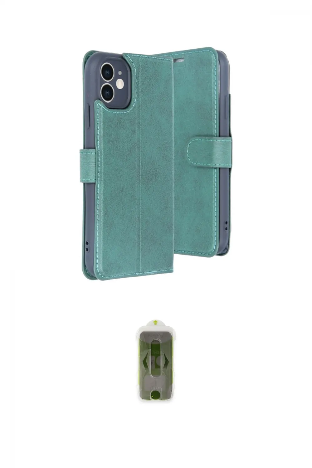 ieg™ iPhone 11 Kılıf Siluet Işık Serisi - Siyah Joko Magic 5D Hayalet Cam
