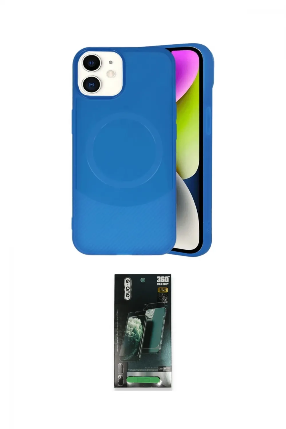 ieg™ iPhone 11 Kılıf Ufuk Serisi - Şeffaf 360 Full Body Arka Koruyucu