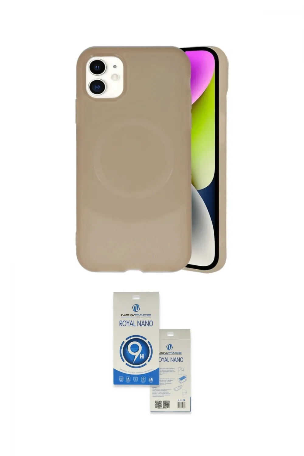 ieg™ iPhone 11 Kılıf Ufuk Serisi - Şeffaf Royal Nano Ekran Koruyucu