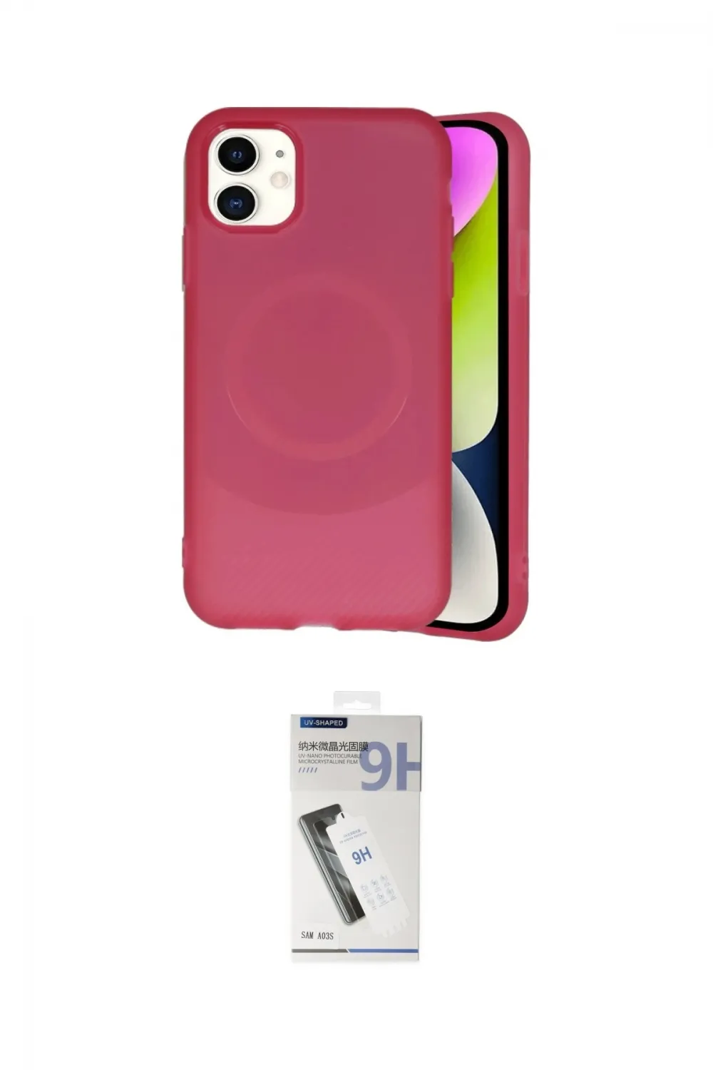 ieg™ iPhone 11 Kılıf Ufuk Serisi - Şeffaf Uv Polymer Nano Ekran Koruyucu