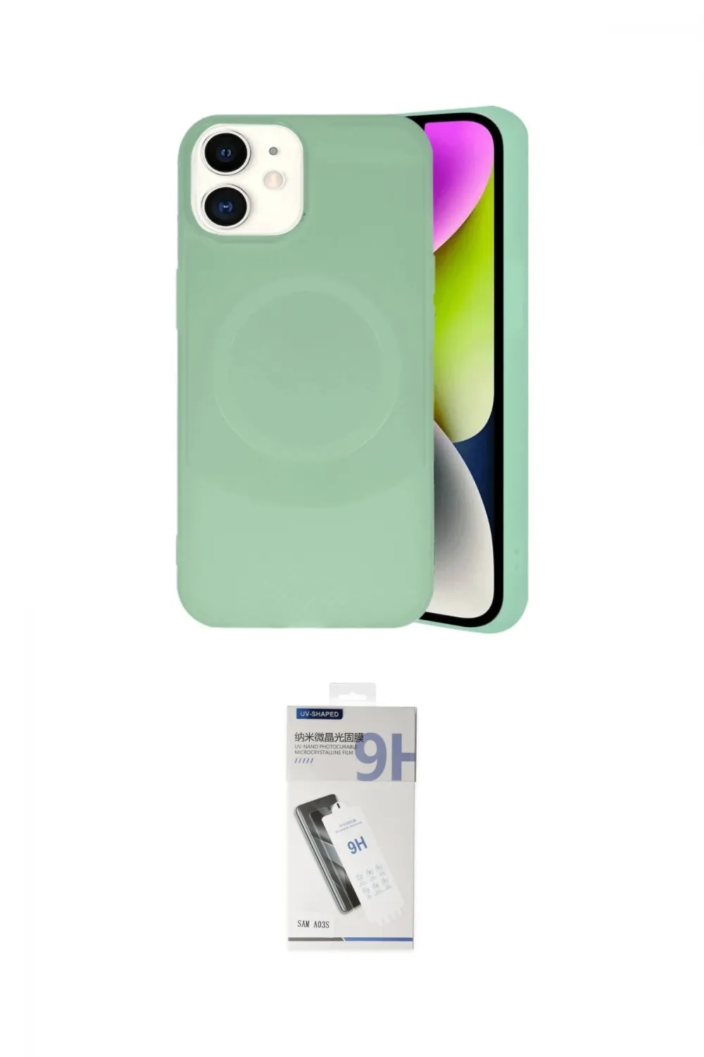 ieg™ iPhone 11 Kılıf Ufuk Serisi - Şeffaf Uv Polymer Nano Ekran Koruyucu