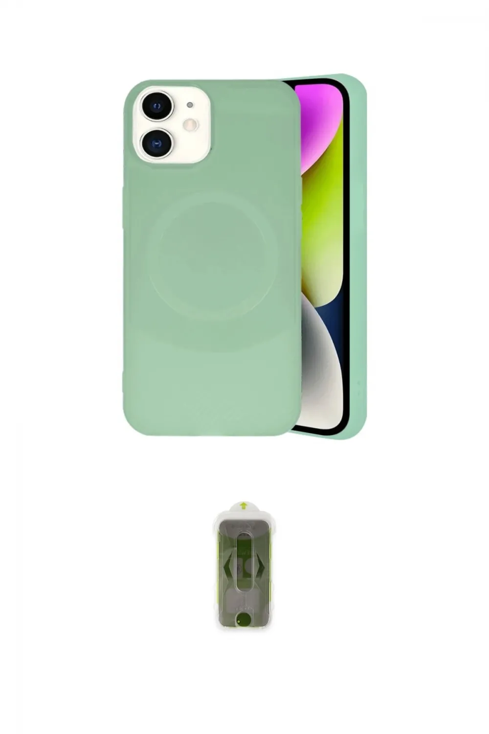 ieg™ iPhone 11 Kılıf Ufuk Serisi - Siyah Joko Magic 5D Hayalet Cam