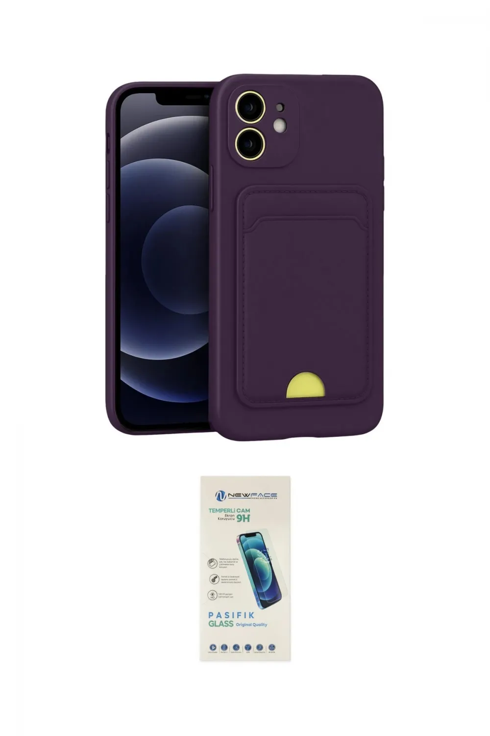 ieg™ iPhone 11 Kılıf Vadi Çizgi Prime - Şeffaf Pasifik Cam Ekran Koruyucu