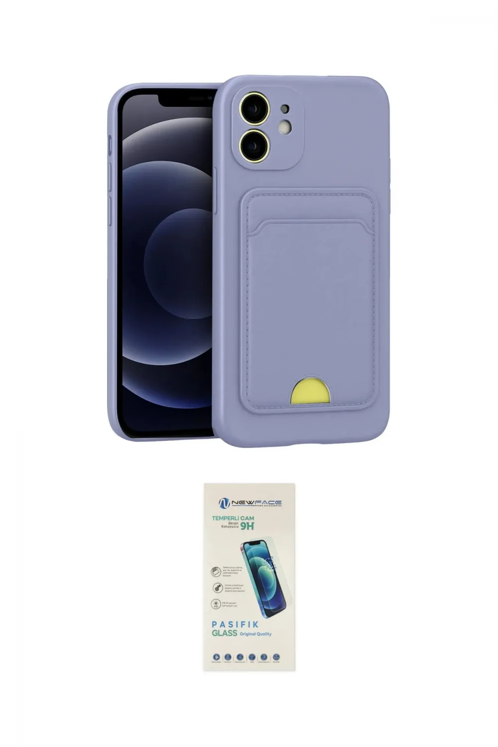ieg™ iPhone 11 Kılıf Vadi Çizgi Prime - Şeffaf Pasifik Cam Ekran Koruyucu
