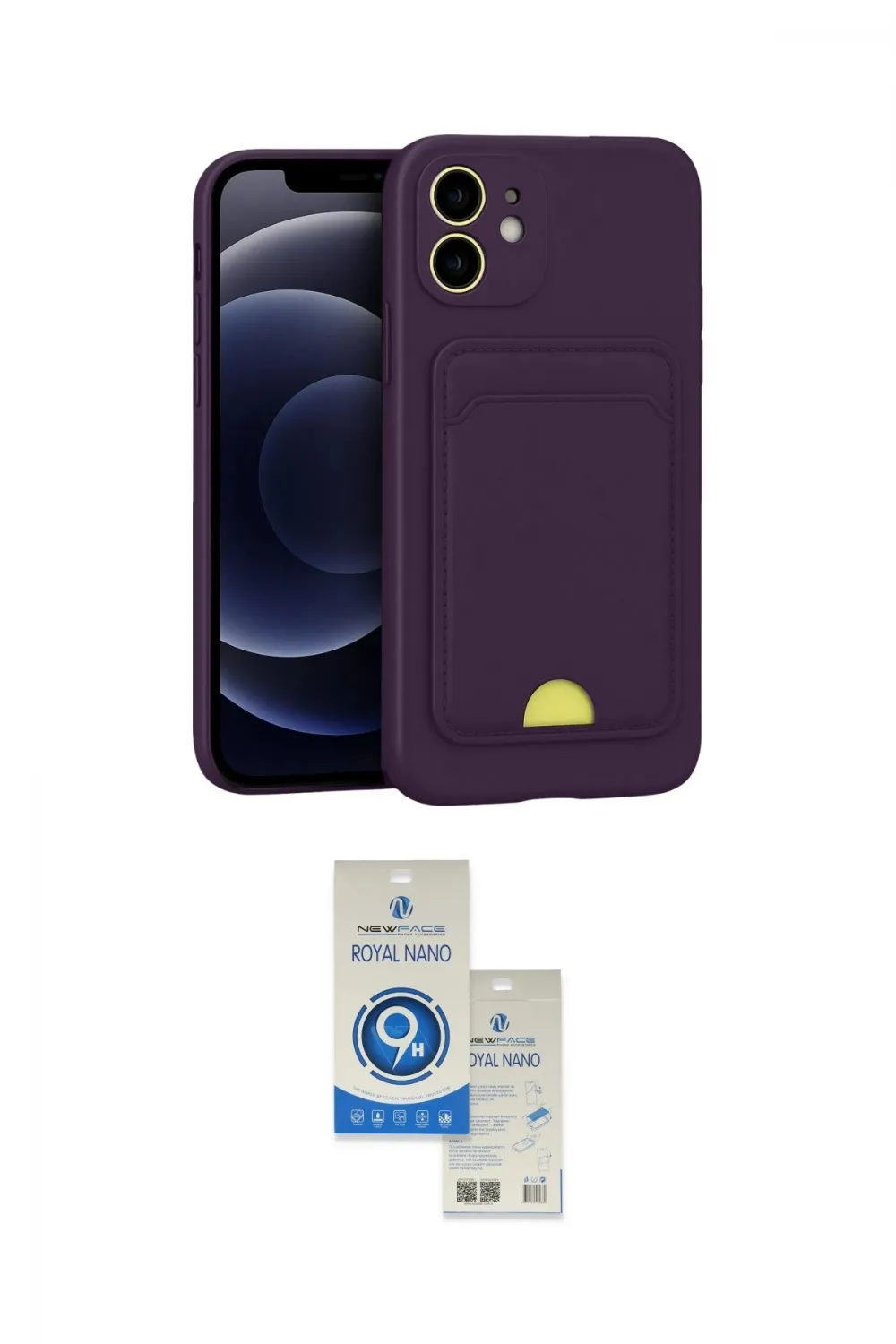 ieg™ iPhone 11 Kılıf Vadi Çizgi Prime - Şeffaf Royal Nano Ekran Koruyucu