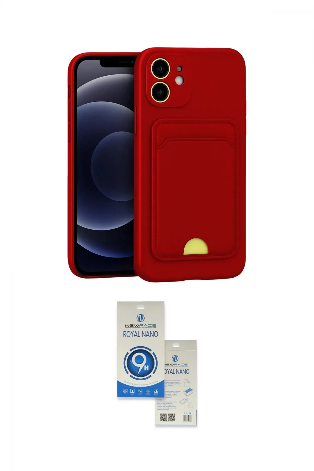 ieg™ iPhone 11 Kılıf Vadi Çizgi Prime - Şeffaf Royal Nano Ekran Koruyucu