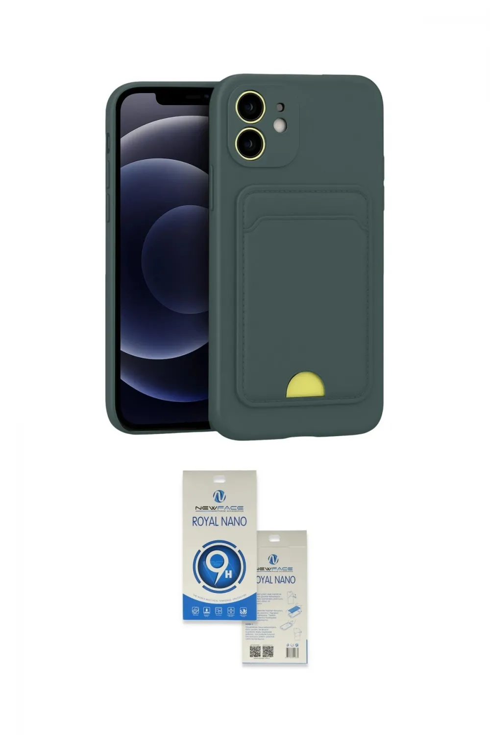 ieg™ iPhone 11 Kılıf Vadi Çizgi Prime - Şeffaf Royal Nano Ekran Koruyucu