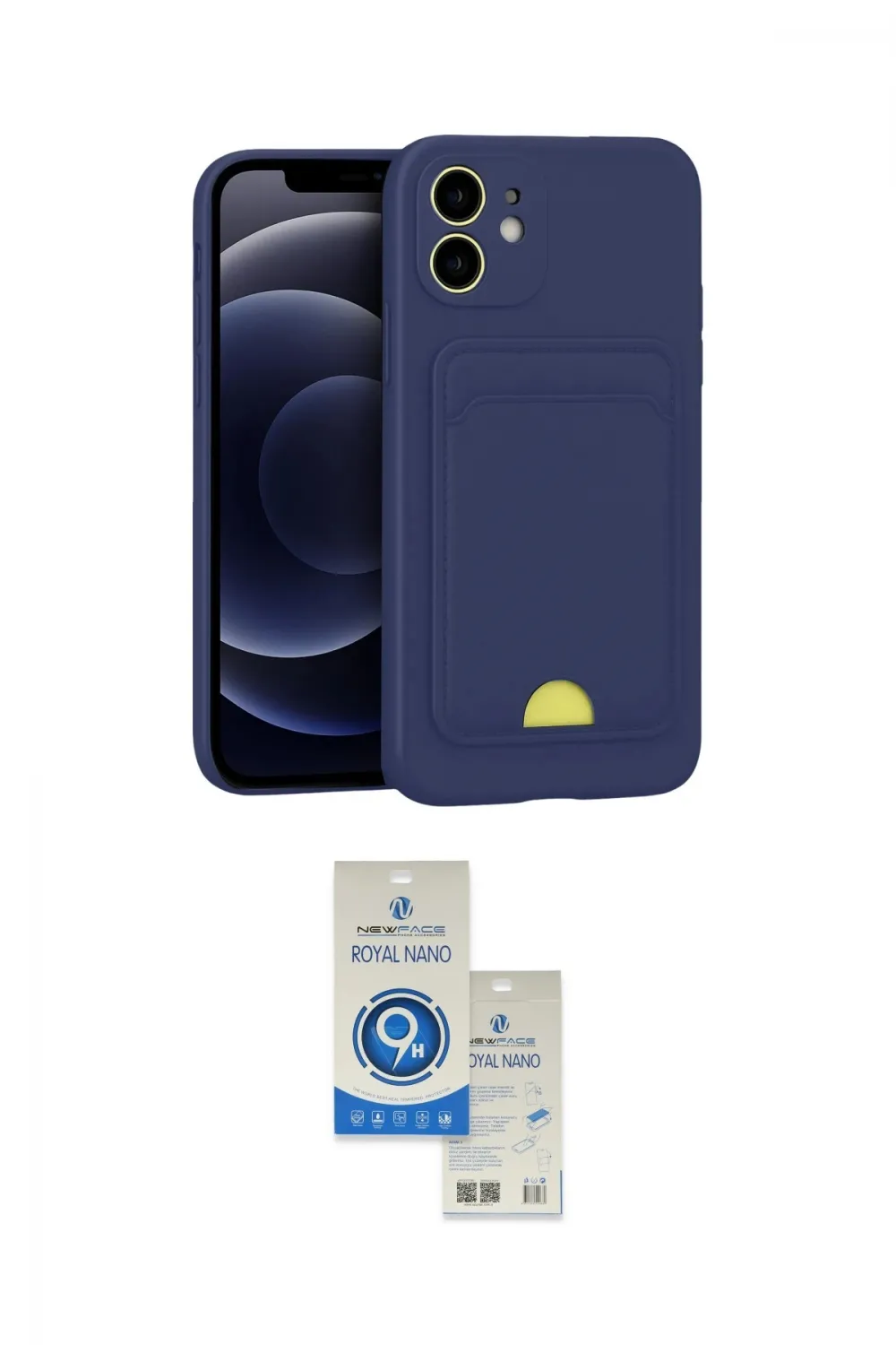 ieg™ iPhone 11 Kılıf Vadi Çizgi Prime - Şeffaf Royal Nano Ekran Koruyucu