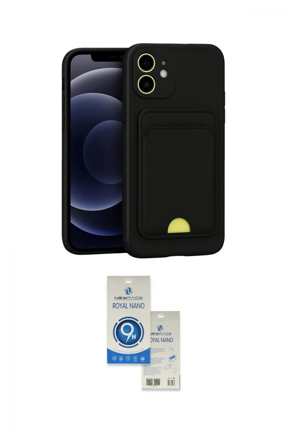 ieg™ iPhone 11 Kılıf Vadi Çizgi Prime - Şeffaf Royal Nano Ekran Koruyucu