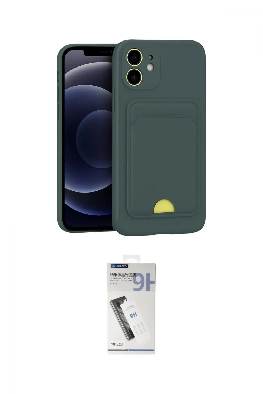 ieg™ iPhone 11 Kılıf Vadi Çizgi Prime - Şeffaf Uv Polymer Nano Ekran Koruyucu