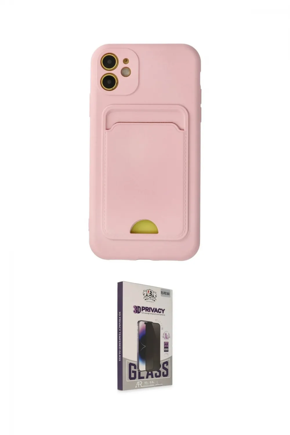 ieg™ iPhone 11 Kılıf Vadi Çizgi Prime - Siyah Bilvis Hayalet Cam Ekran Koruyucu