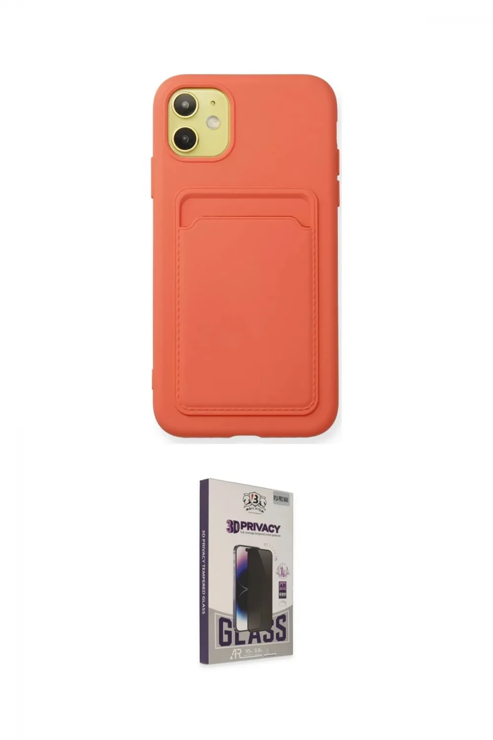 ieg™ iPhone 11 Kılıf Vadi Çizgi Prime - Siyah Bilvis Hayalet Cam Ekran Koruyucu