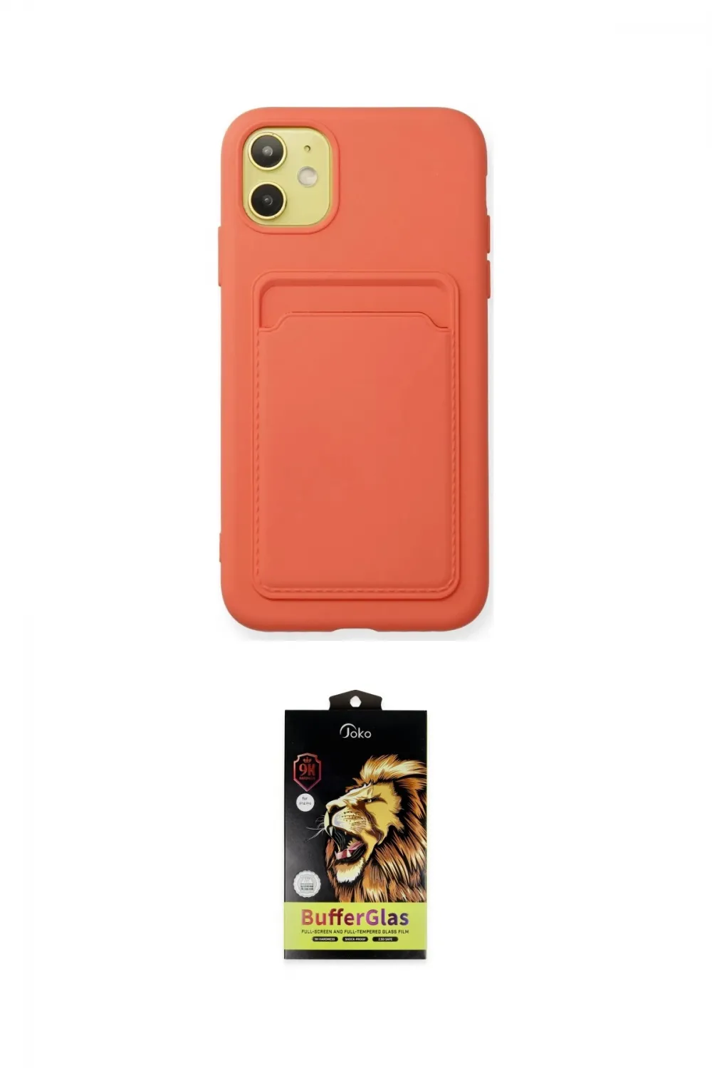 ieg™ iPhone 11 Kılıf Vadi Çizgi Prime - Siyah Buffer Cam Ekran Koruyucu