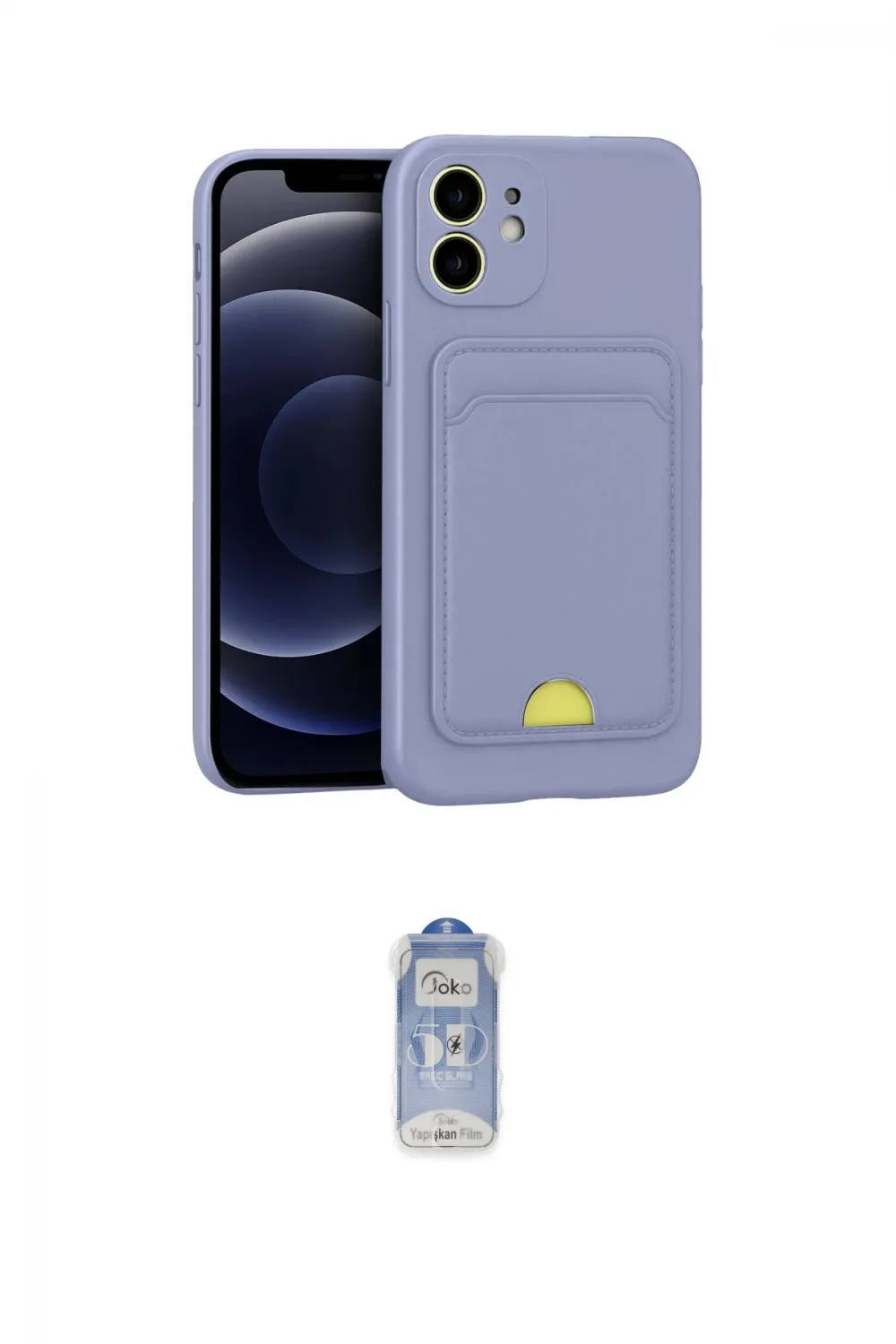ieg™ iPhone 11 Kılıf Vadi Çizgi Prime - Siyah Joko Magic 5D Cam