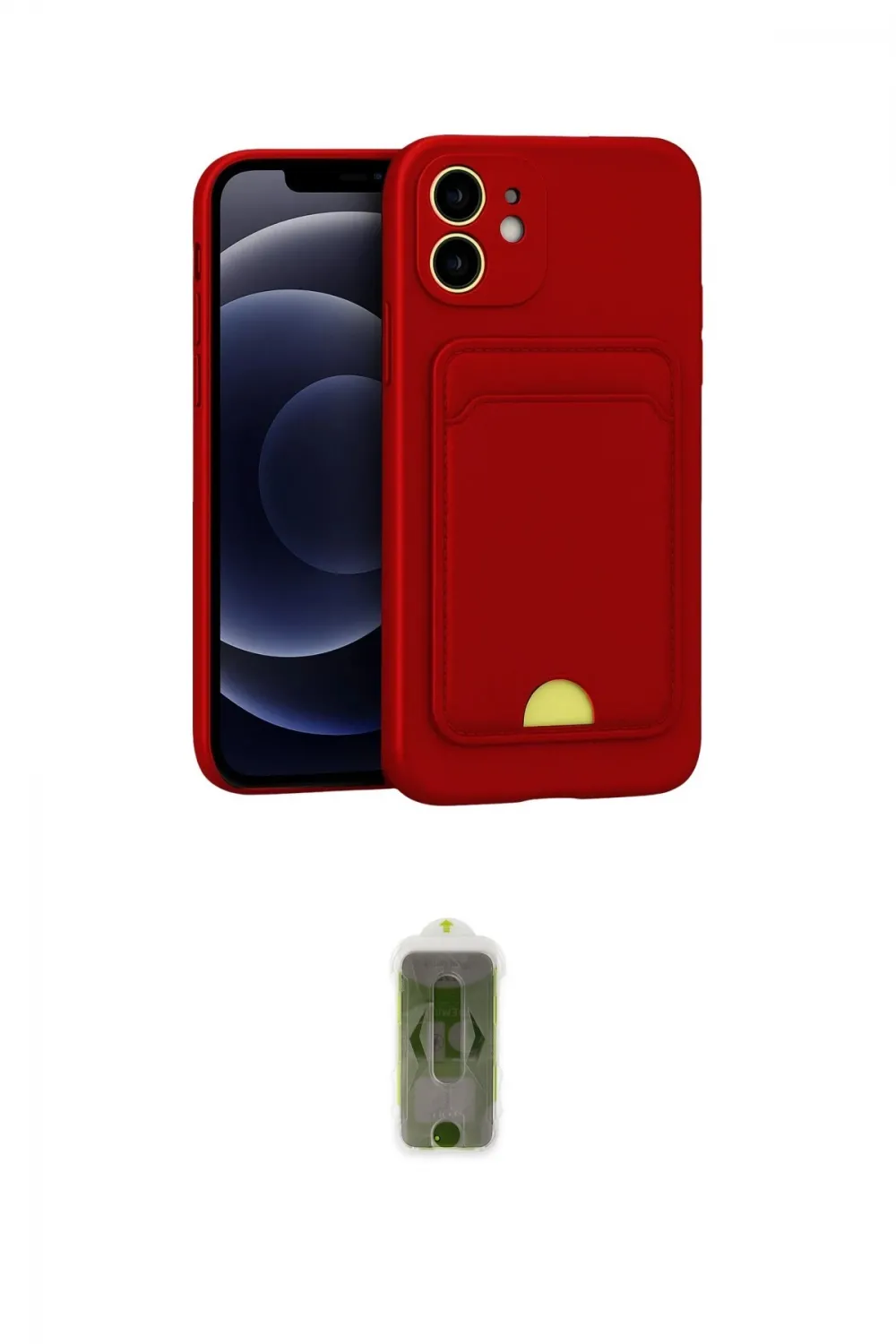 ieg™ iPhone 11 Kılıf Vadi Çizgi Prime - Siyah Joko Magic 5D Hayalet Cam