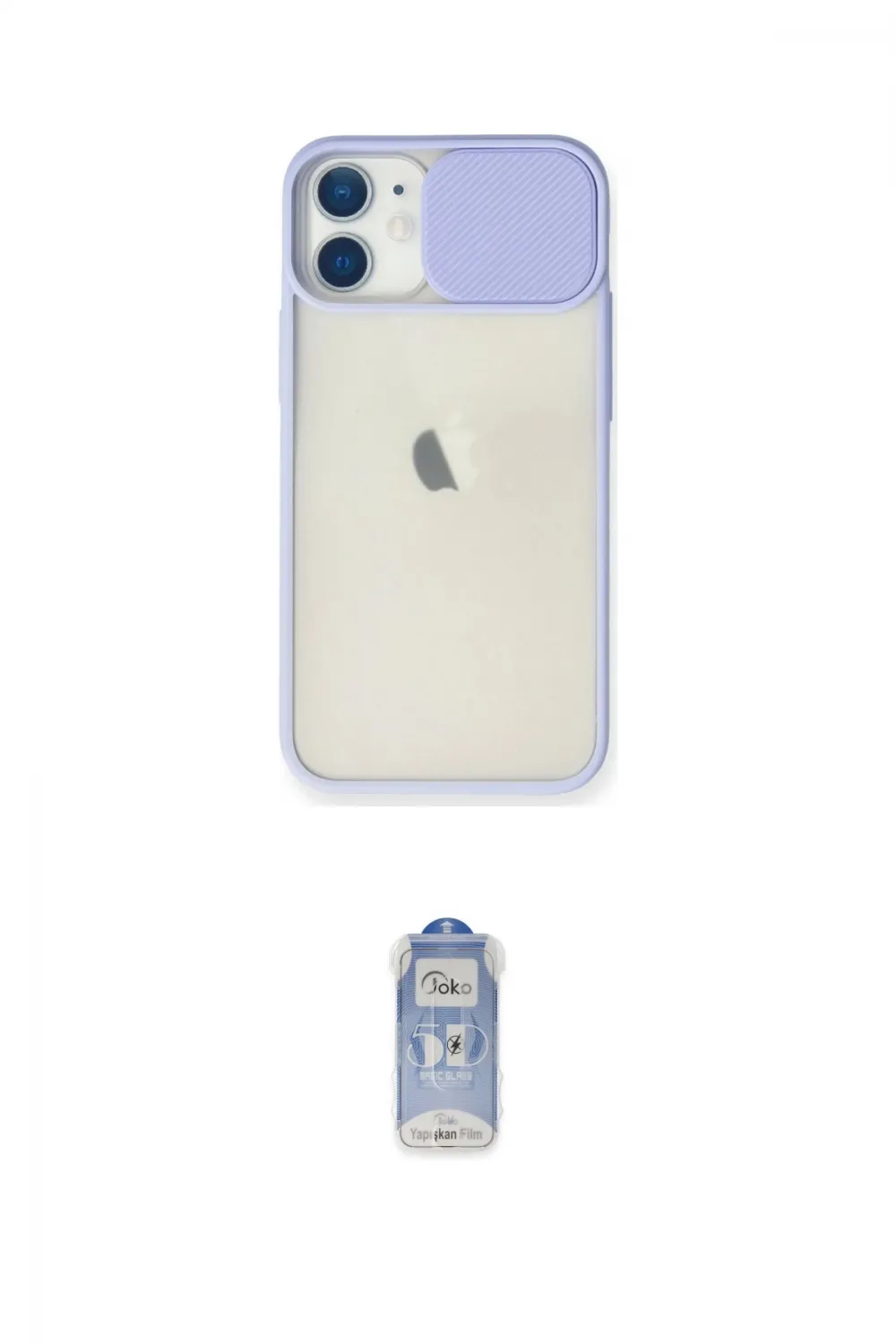 ieg™ iPhone 11 Kılıf Vadi Çizgi - Siyah Joko Magic 5D Cam
