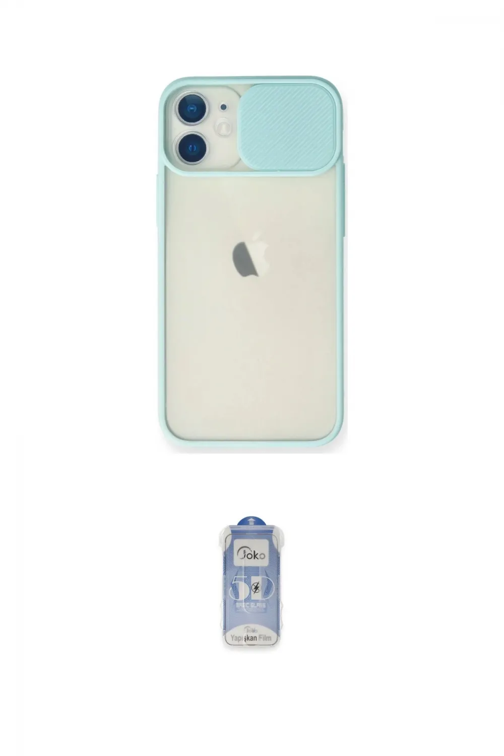 ieg™ iPhone 11 Kılıf Vadi Çizgi - Siyah Joko Magic 5D Cam