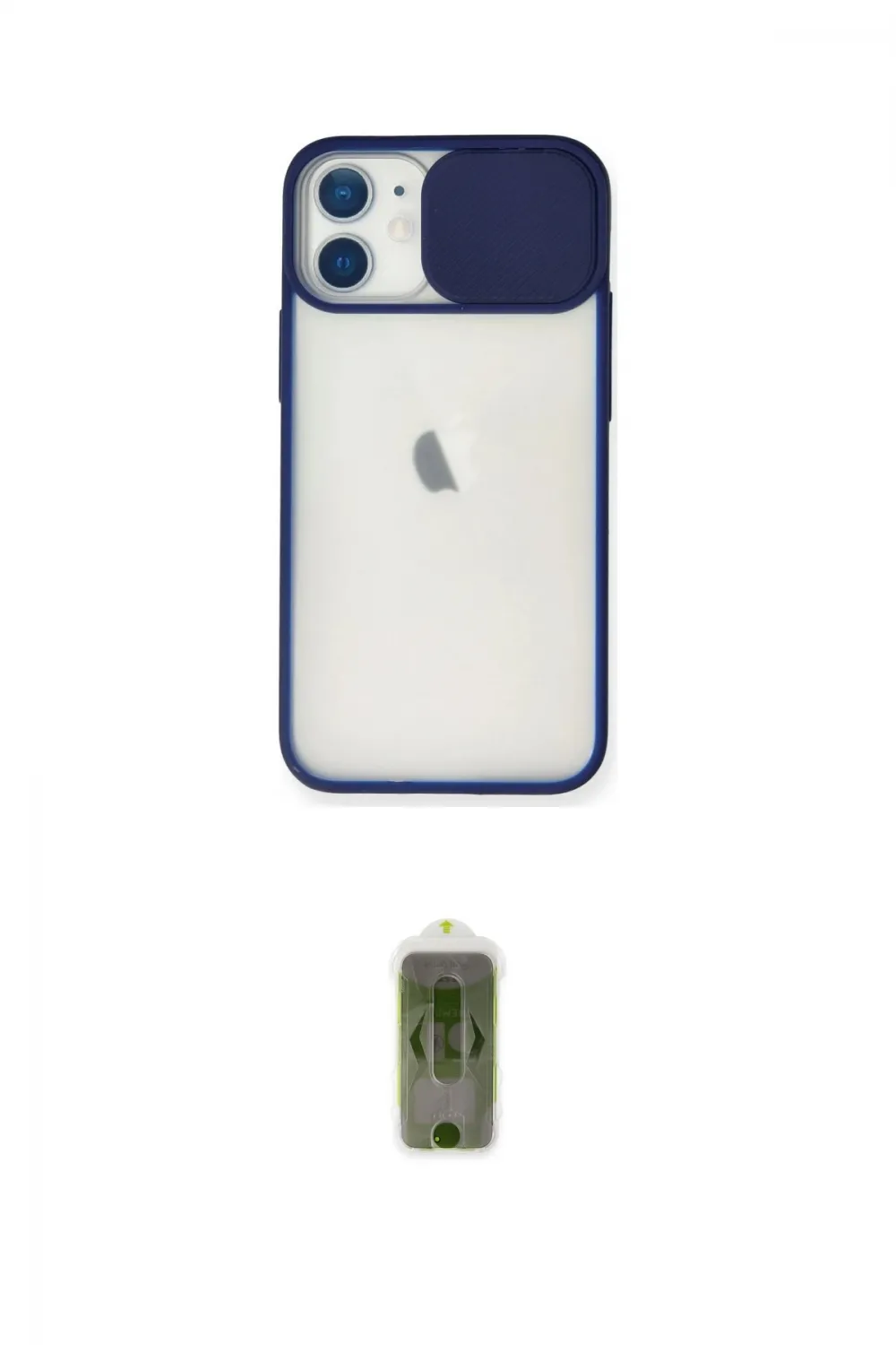 ieg™ iPhone 11 Kılıf Vadi Çizgi - Siyah Joko Magic 5D Hayalet Cam